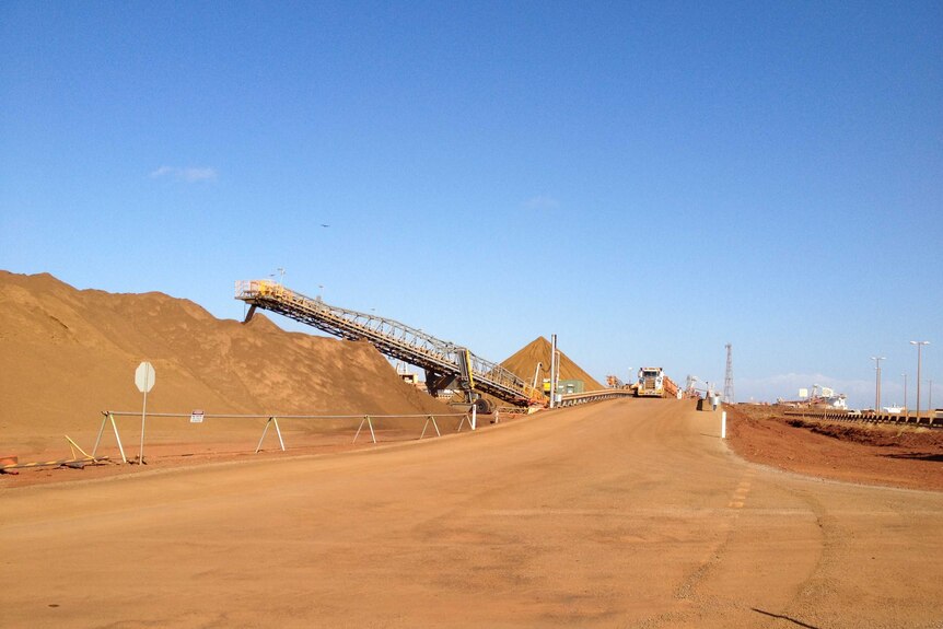 Port berth used by smaller iron ore miners like Atlas Iron.