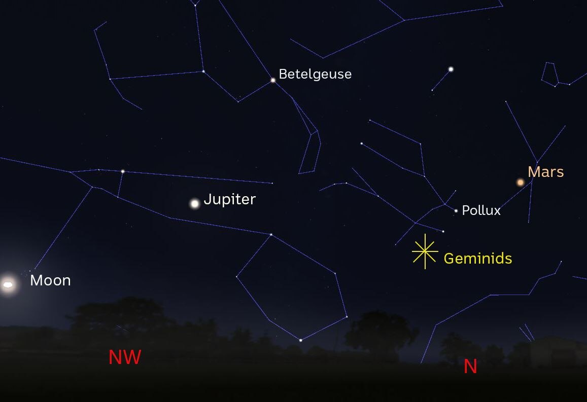 What time can I see the Geminid meteor shower in Australia? ABC News