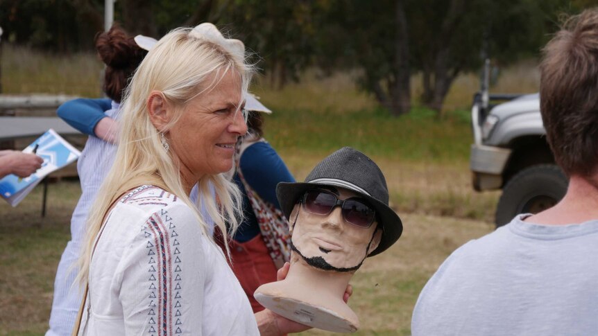 Scarecrows coming together in Bornholm