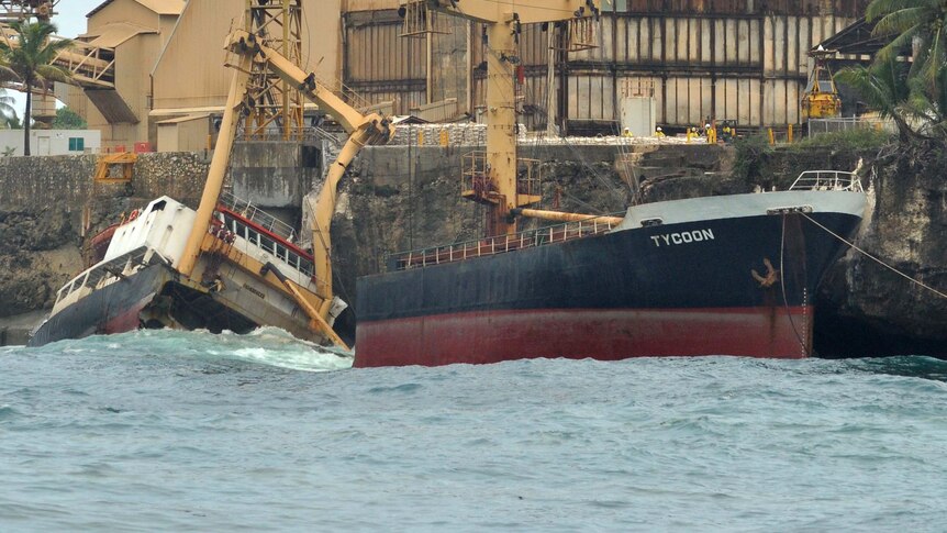 Phosphate ship the MV Tycoon