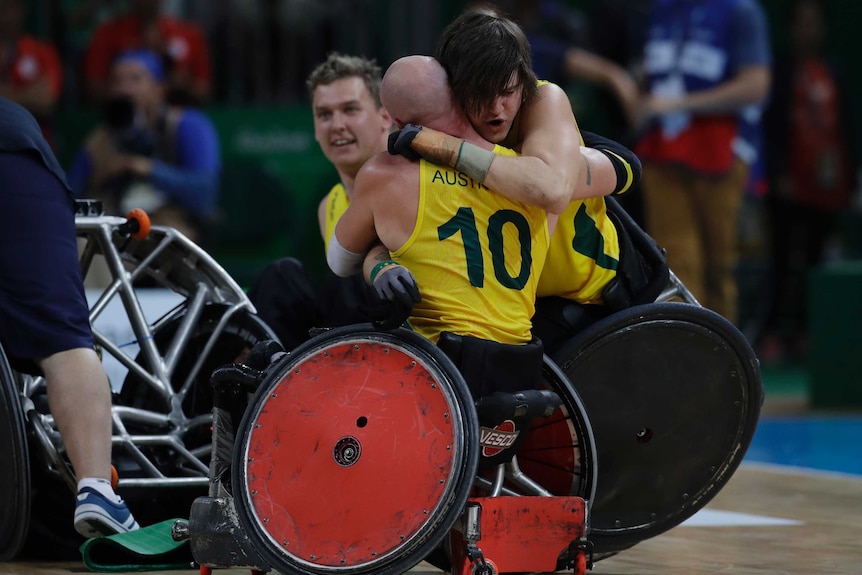 Australia celebrates wheelchair rugby gold in Rio