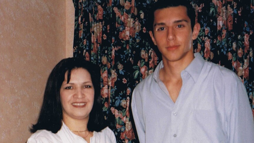 Arman Abrahimzadeh and mother