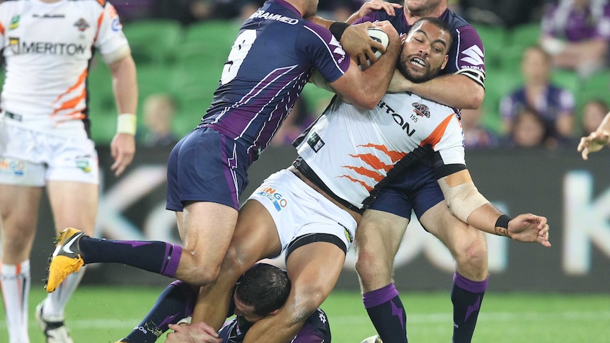 Tigers boost ... Adam Blair has escaped a ban after a successful night at the NRL judiciary.