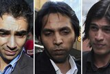 Former Pakistan cricketers Salman Butt, Mohammad Asif and Mohammad Aamer