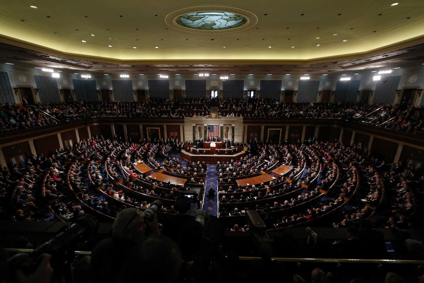 Pope Francis addresses a joint session of Congress