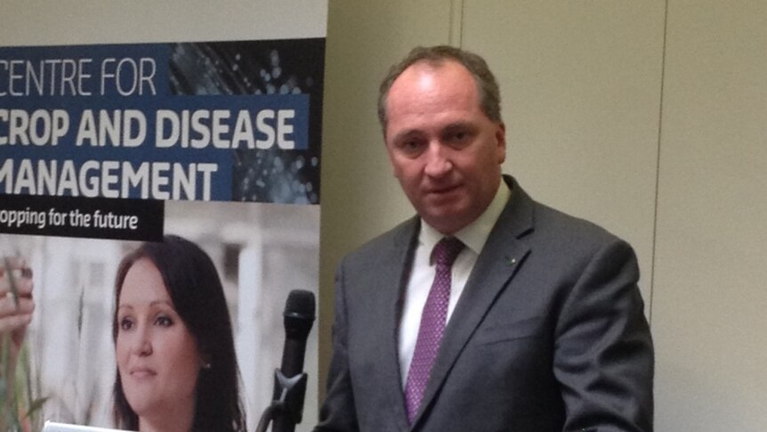 Minister for Agriculture Barnaby Joyce says sugar marketing largely a State Government issue.