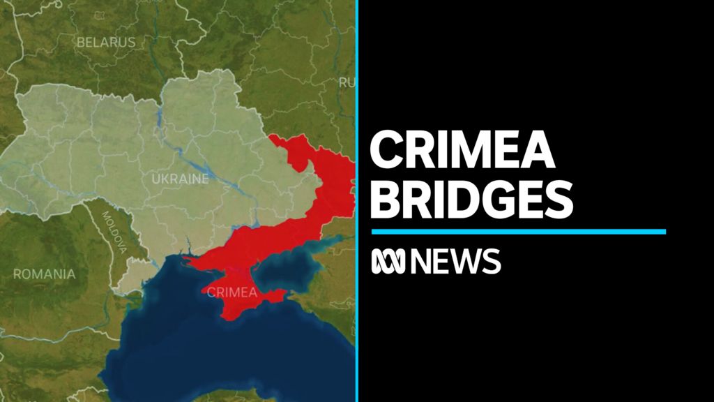 Russia accuses Ukraine of damaging two bridges to Crimea - ABC News