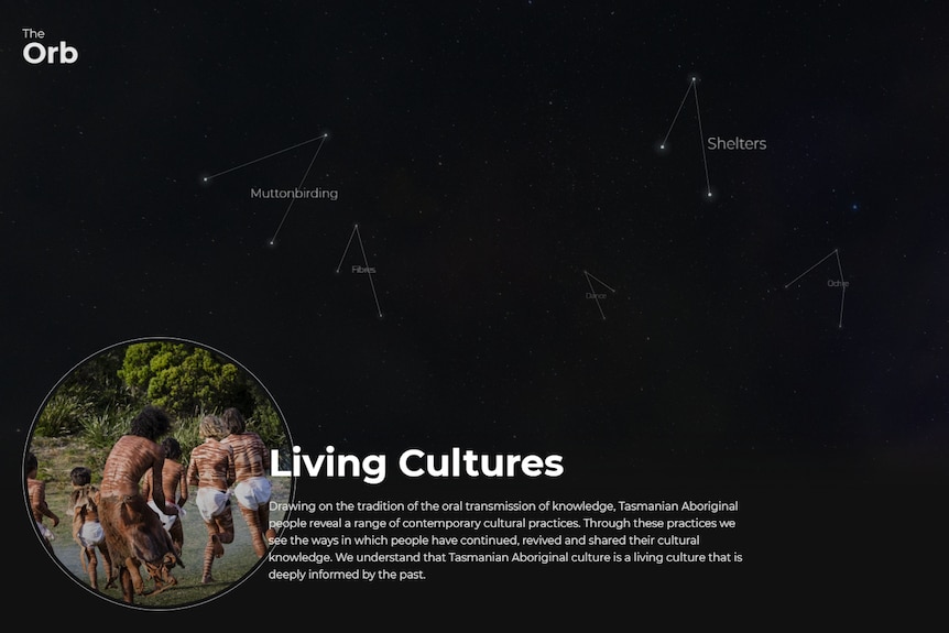 The Orb website Living Cultures