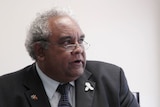 Good close-ish shot of Aboriginal and Torres Strait Islander Justice Commissioner Tom Calma.