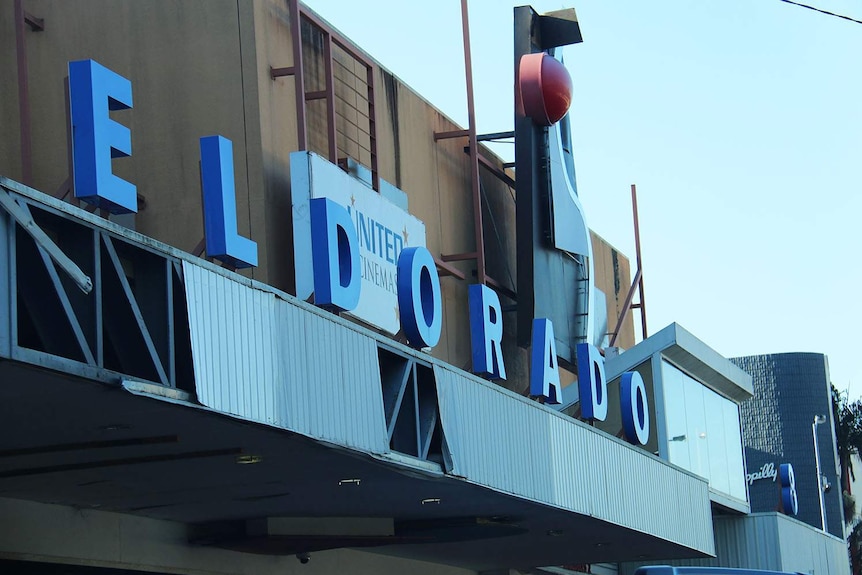 Eldorado cinemas sign.