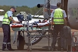 Child involved in a car crash at Fitzroy Crossing arrives at Broome by RFDS
