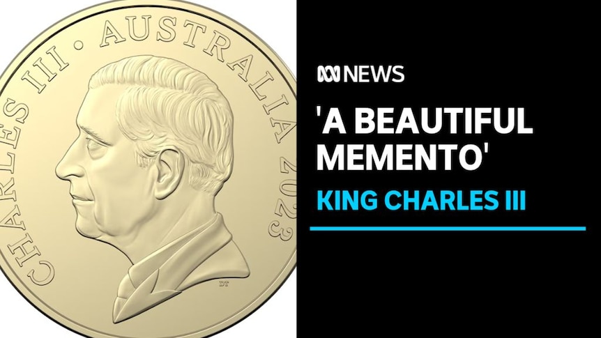 'A Beautiful Memento', King Charles III: A coin featuring the profile of King Charles.