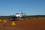 FIFO plane on strip at a gold mine