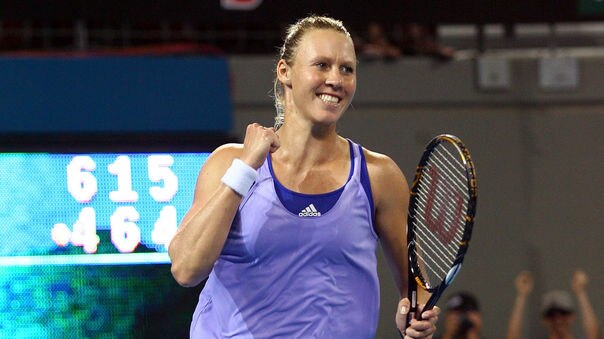Comeback... Alicia Molik's last tour event was at the Beijing Olympics 17 months ago.