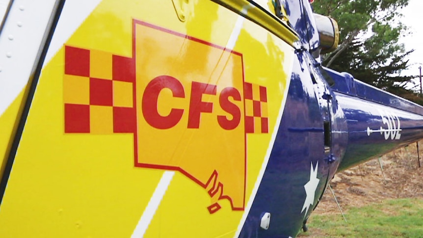 CFS logo on helicopter close up