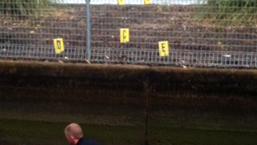 Police divers at Meadowbank.