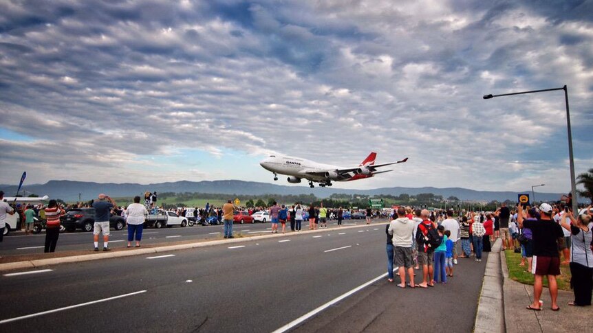 The City of Canberra approaches Illawarra Airport