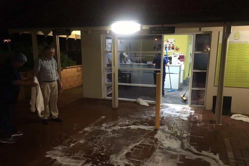 Flooding at Burnside War Memorial Hospital