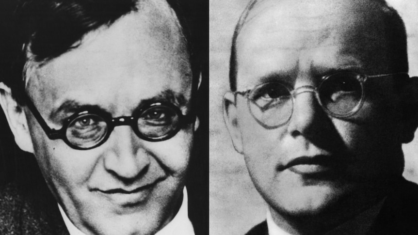 German theologians Karl Barth and Dietrich Bonhoeffer