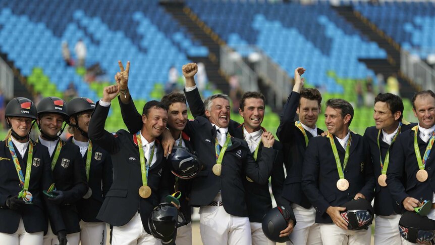 Rio equestrian medallists