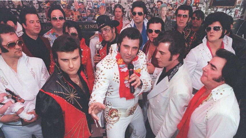 SINGLE USE ONLY: Elvis impersonators