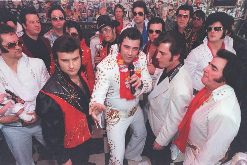 SINGLE USE ONLY: Elvis impersonators