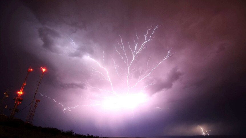 Lightning at Whyalla