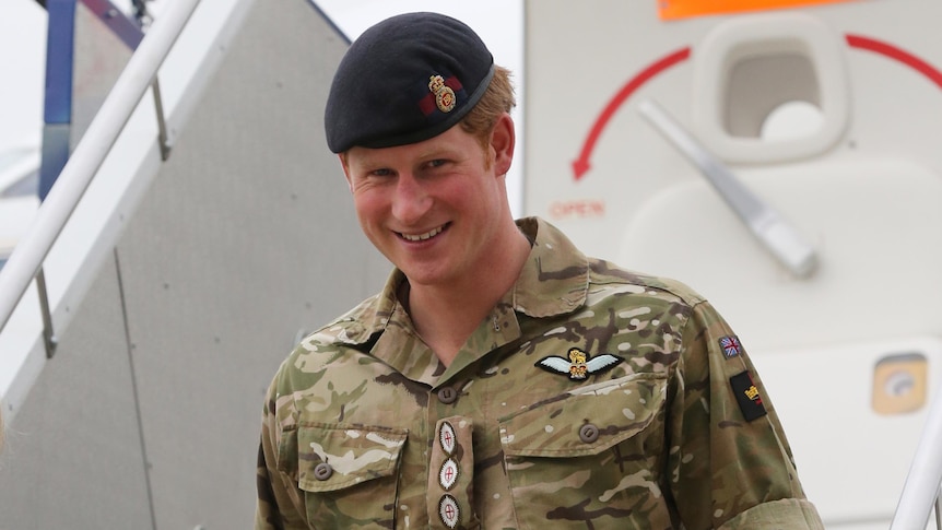 Prince Harry arrives in Canberra