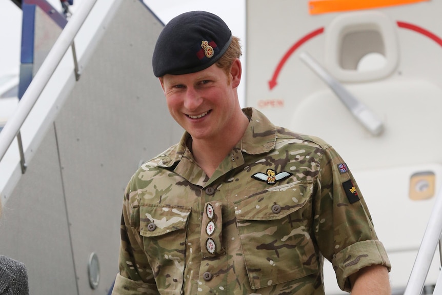 Prince Harry arrives in Canberra