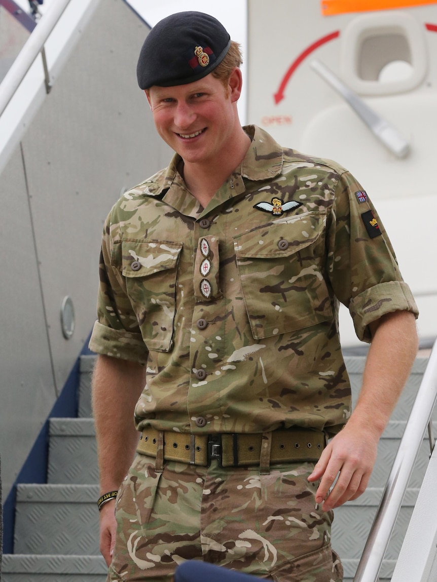 Prince Harry arrives in Canberra