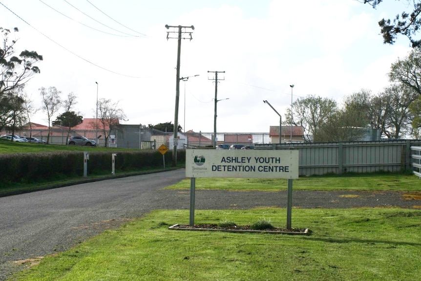 Ashley Youth Detention Centre entrance.