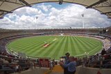 A Test match at the Gabba grounds in Brisbane, 9 November 2012
