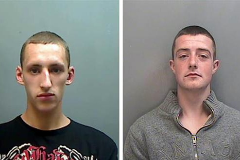Mugshots of pair jailed over UK riots