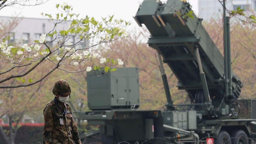 Patriot missiles deployed in Tokyo