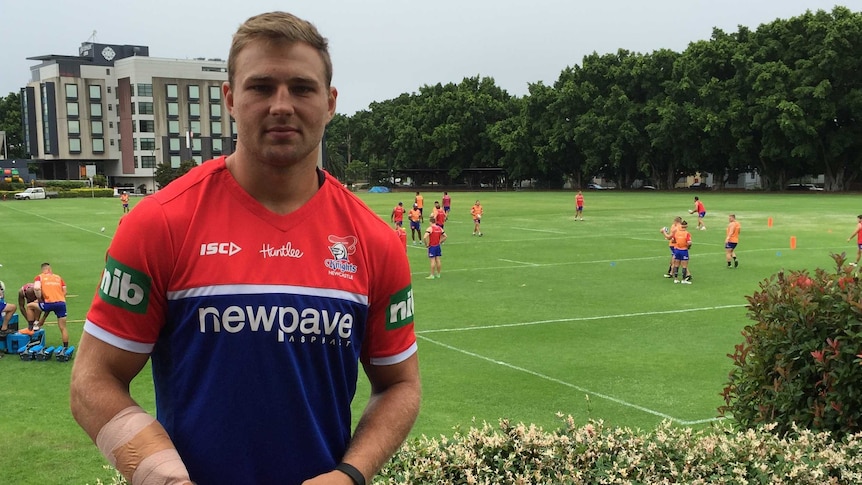 Newcastle Knights second rower, Robbie Rochow