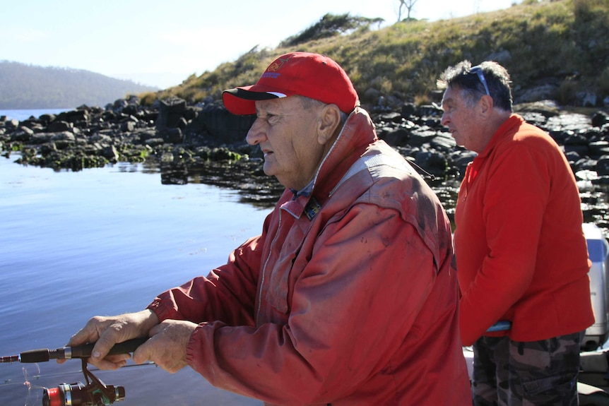 Tasmanian fishermen David Dennison and Brian McMichael