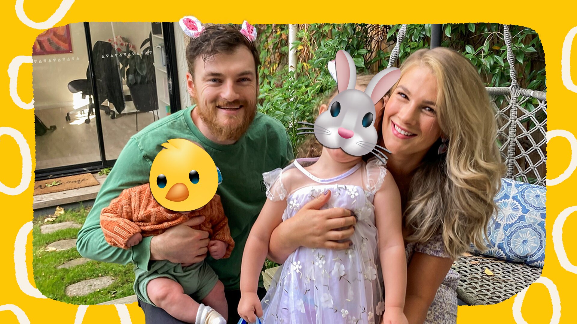 Grace's family at easter