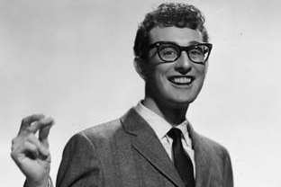 Buddy Holly publicity picture for Brunswick Records.