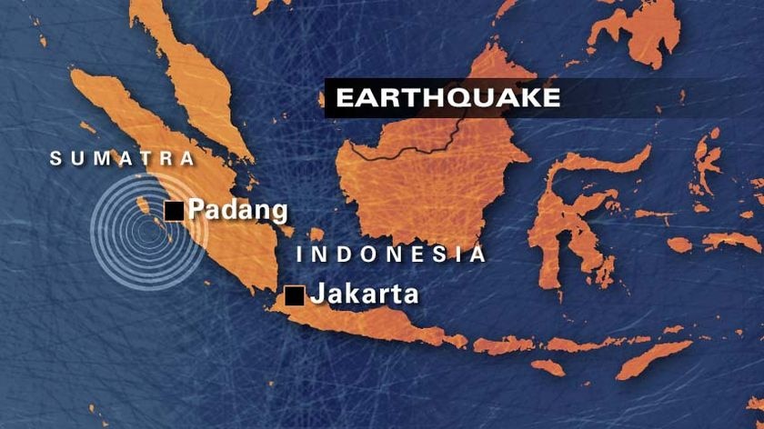 The 7.6-magnitude Sumatra quake hit the city of Padang.