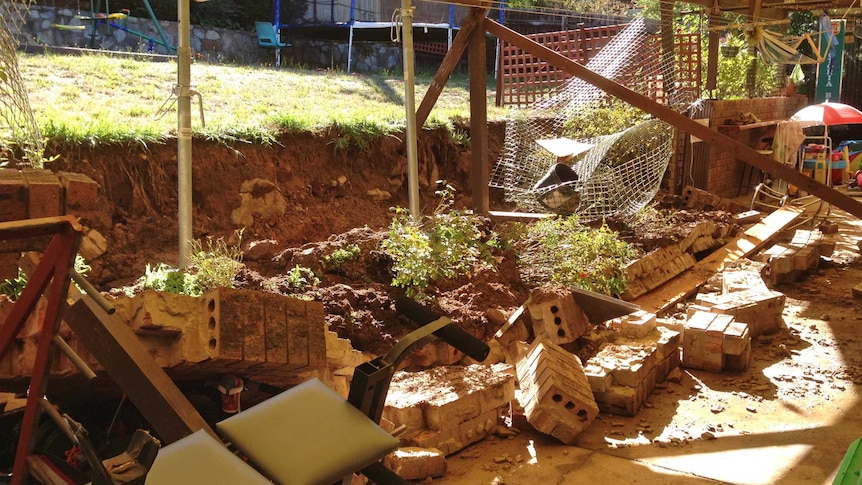 Storm damage at Gowrie