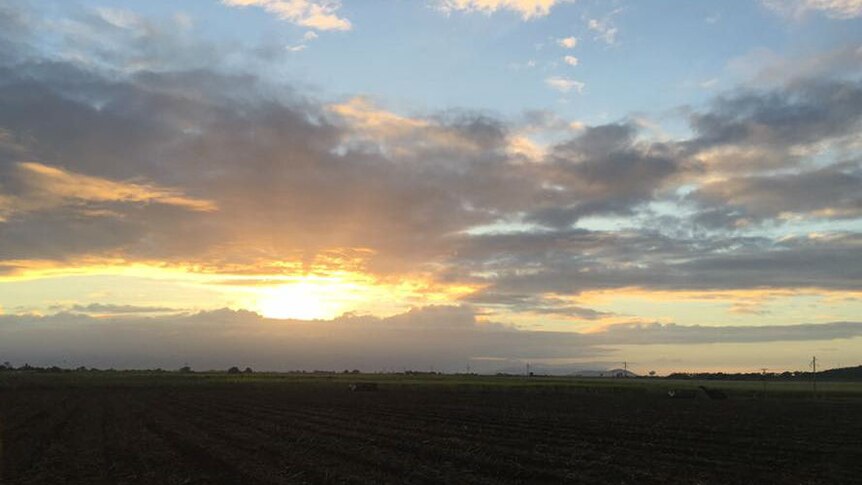 Sunset at the farm