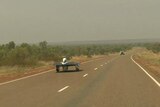 Solar racers on road again after smoke break