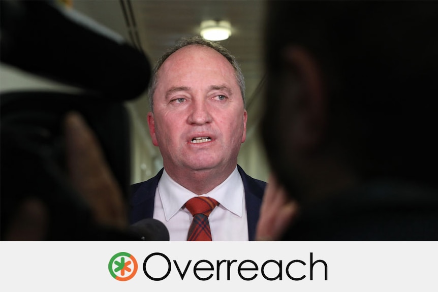 Barnaby Joyce's claim is overreach
