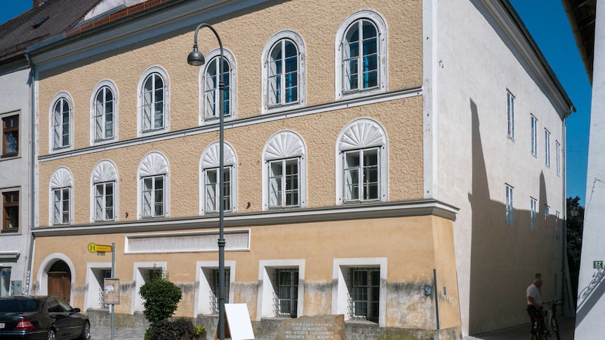 A three-storey house where Adolf Hitler was born