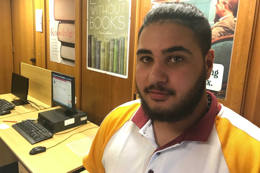 Close up picture of Kogarah High School student Assem Hizaji