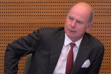 Christopher Kelaher, IOOF managing director, on the stand at the banking royal commission August 10, 2018.