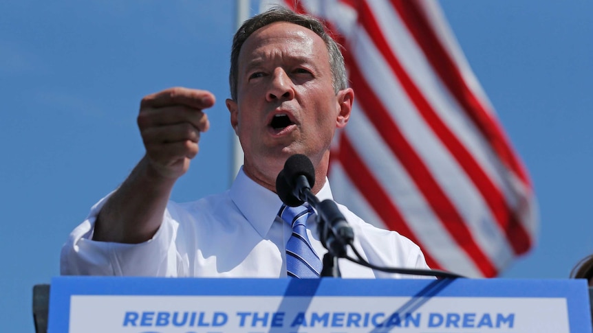 Martin O'Malley announces his candidacy for the Democratic presidential nomination.