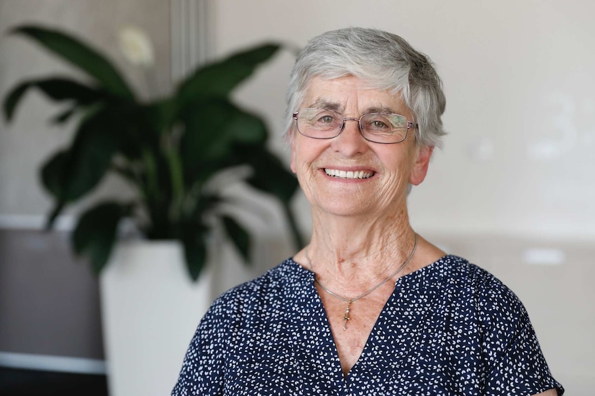 Older woman, a descendant of original Canberra family.