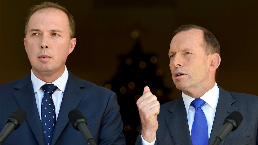 Peter Dutton and Tony Abbott