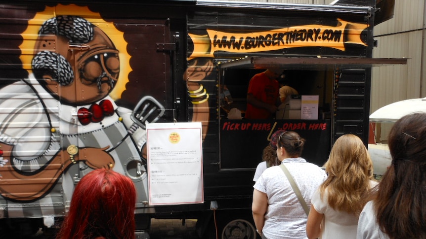 Mobile food truck Burger Theory